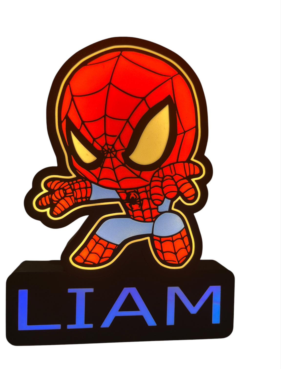 Luminária sipder man