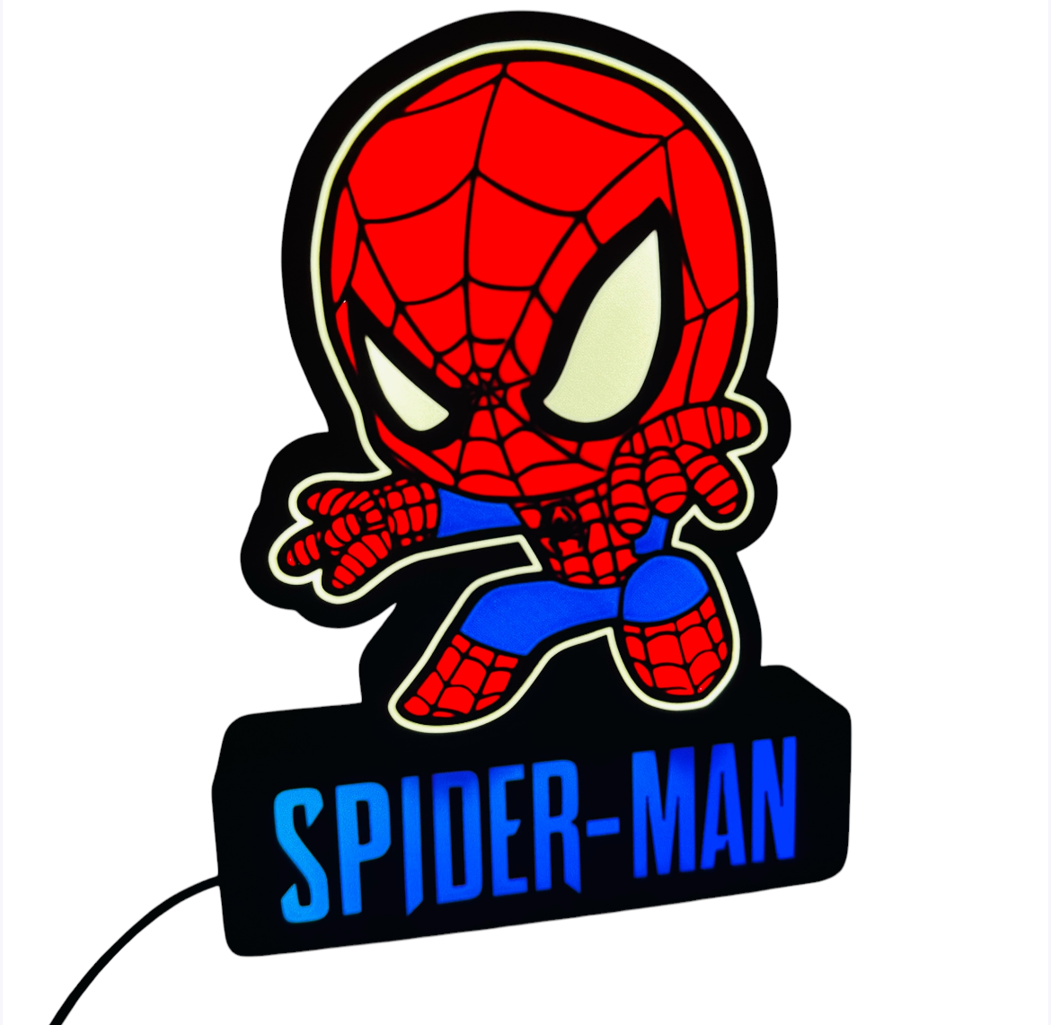 Luminária sipder man